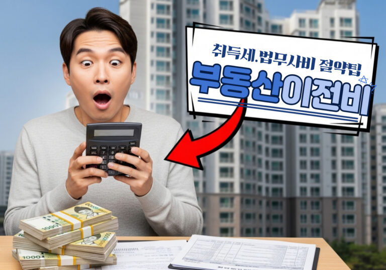 부동산등기수수료 이전비용 완벽 정리 취득세 법무사비용 절약 팁