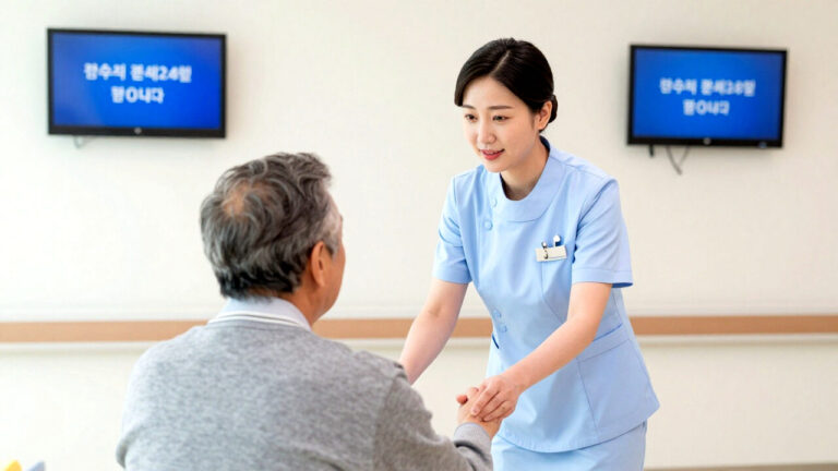 병원동행매니저 1급 라이선스 취득법과 50대 60대 시니어 취업 시급